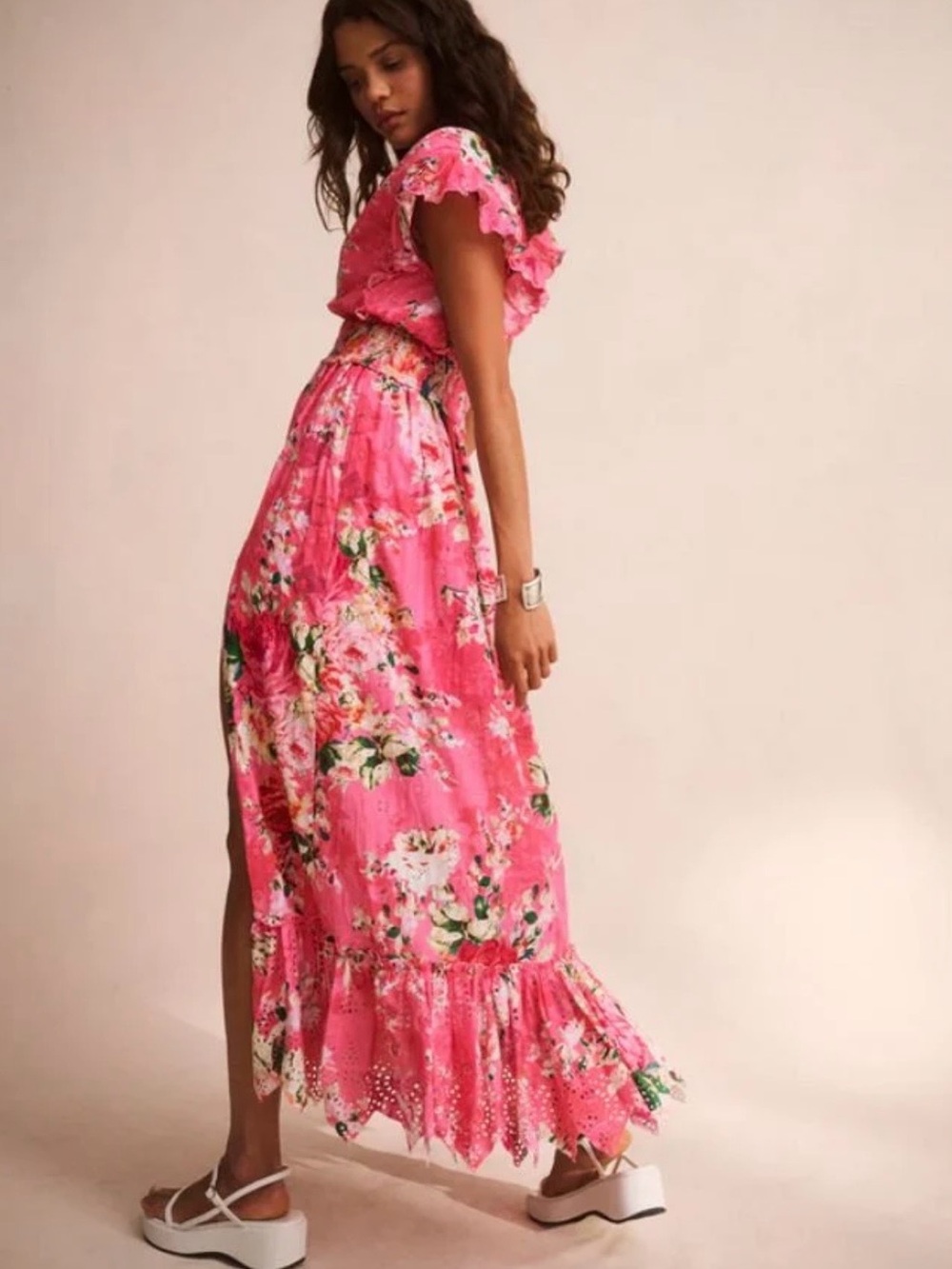 HEMANT & NANDITA Tula Long Dress - Picture 5 of 16